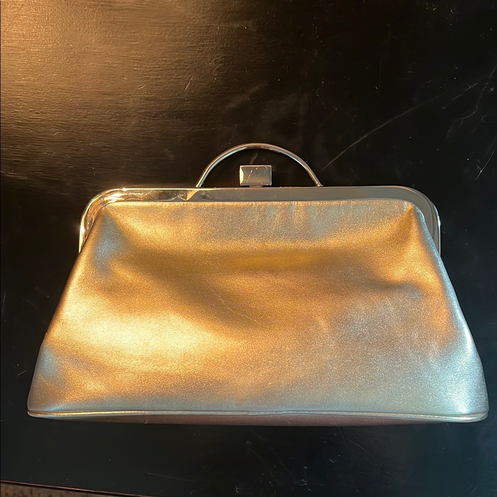 BODHI Patent Frame Clutch Evening Bag - Picture 5 of 9